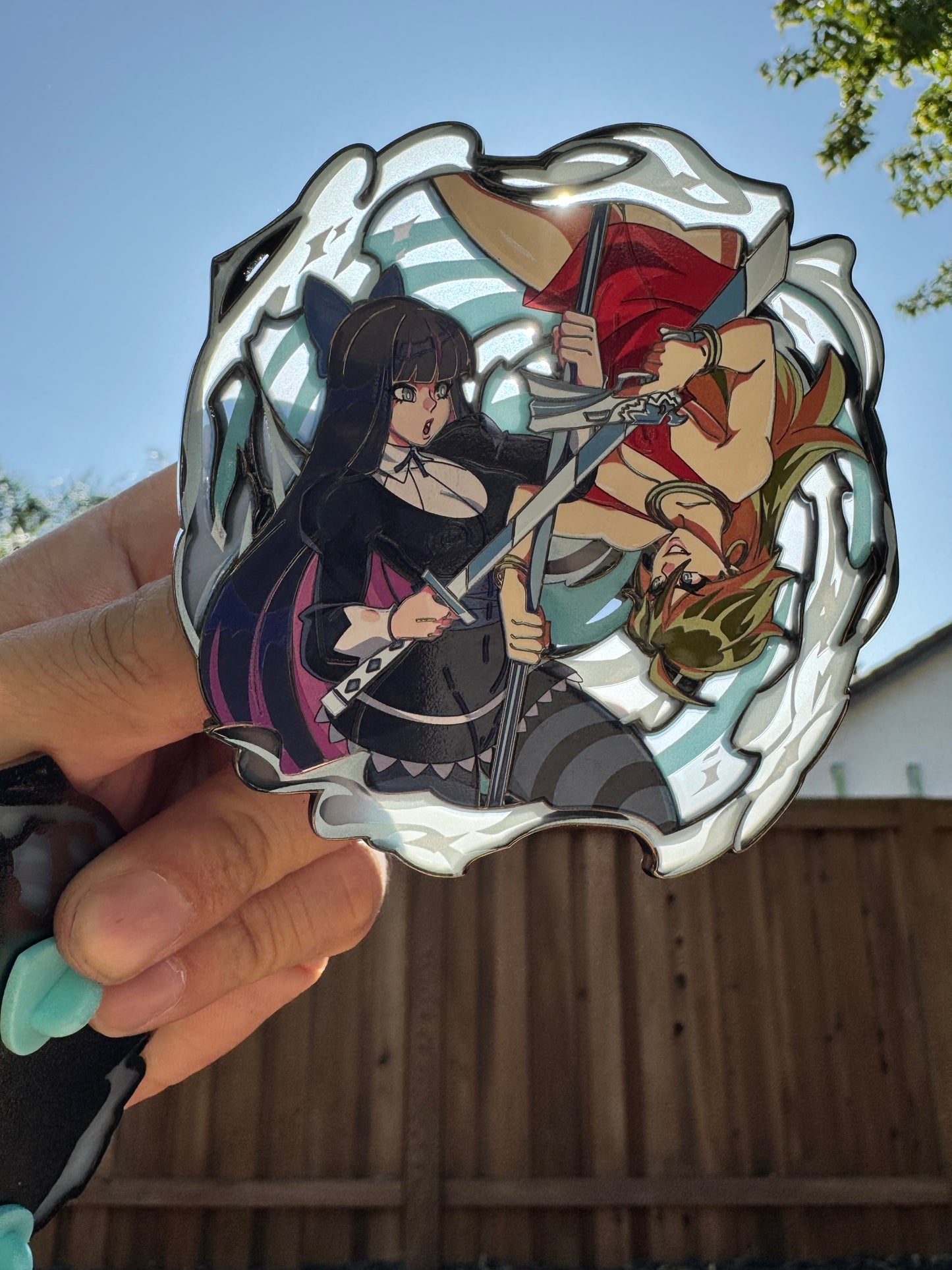 Panty & Stocking | 1000 Follower Celebration Pin