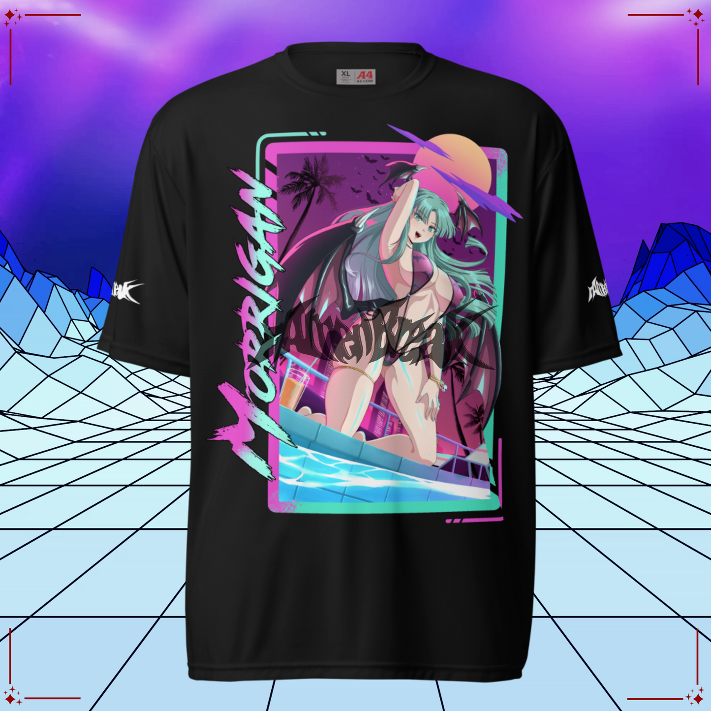 Vaporwave Bikini Morrigan Performance Shirt