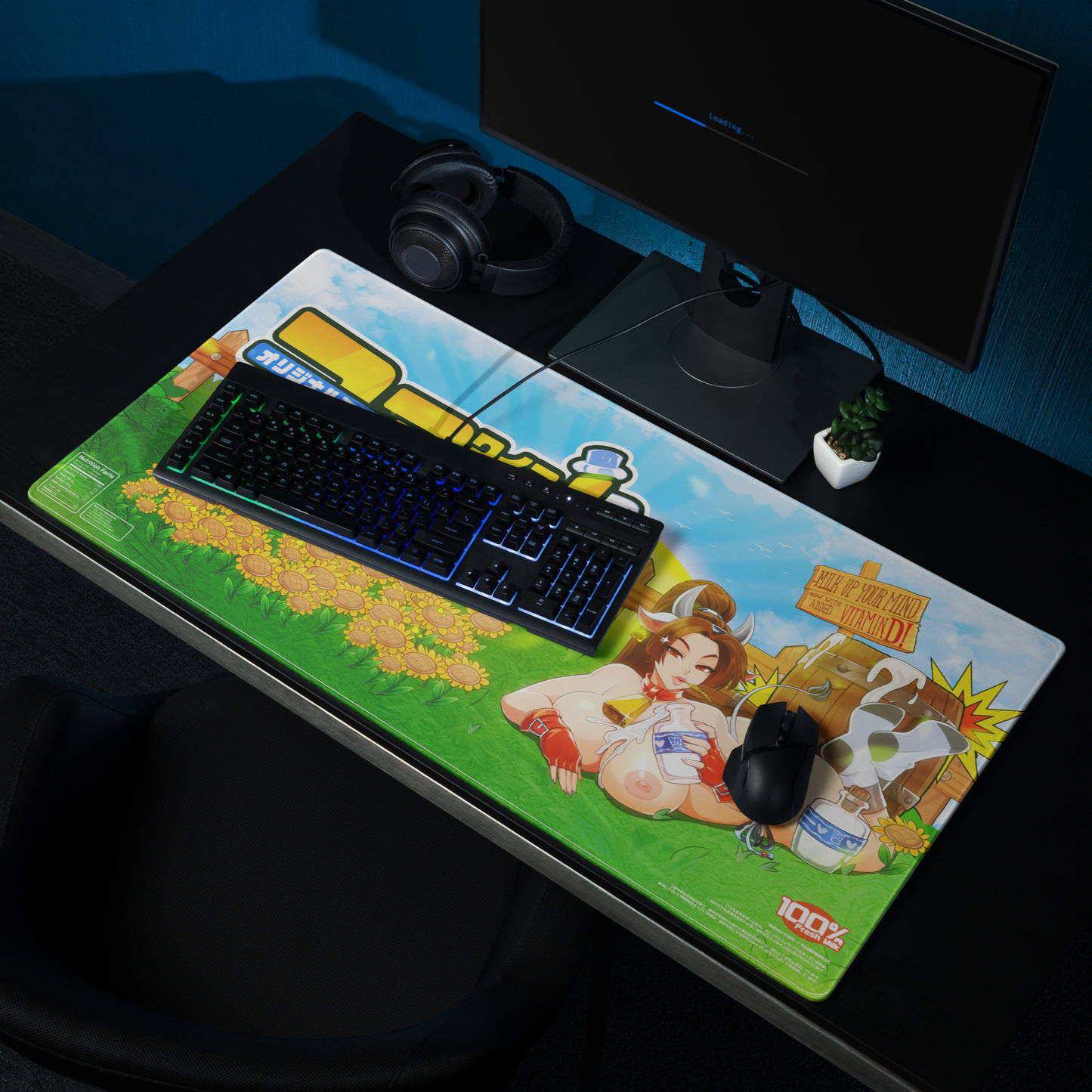 Milk Up Your Mind Mai Gaming Playmat