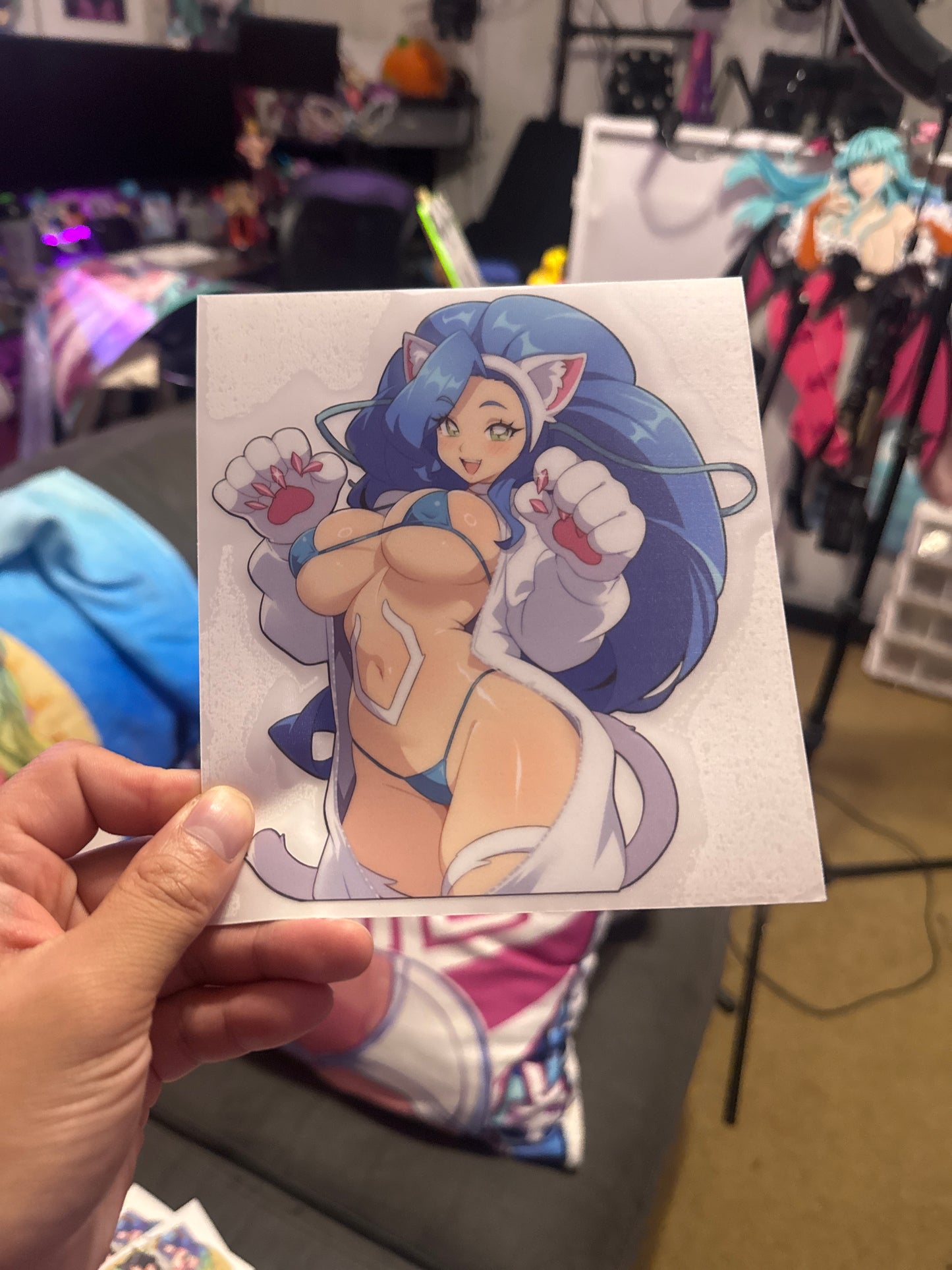 Darkstalkers Pajama Party Stickers