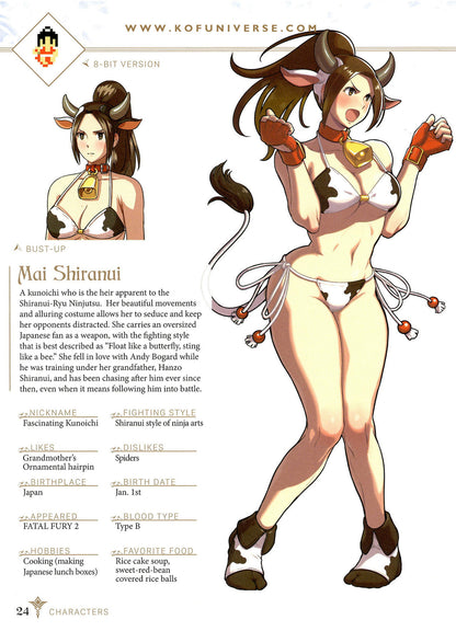 Mai Shiranui Cow Bikini