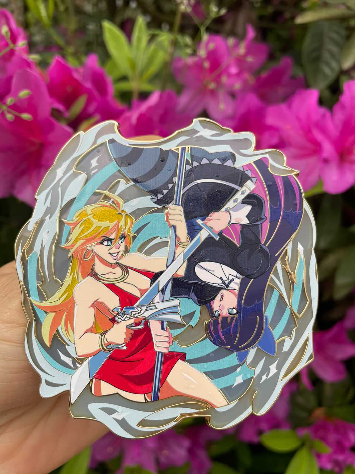 Panty & Stocking | 1000 Follower Celebration Pin