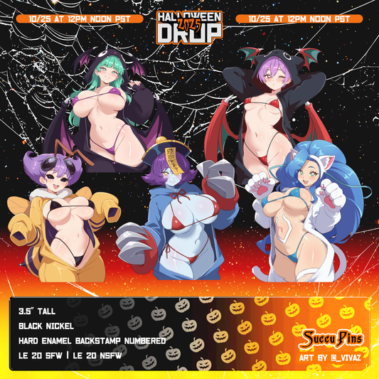 Presale: Onesie Pajama Party Enamel Pins