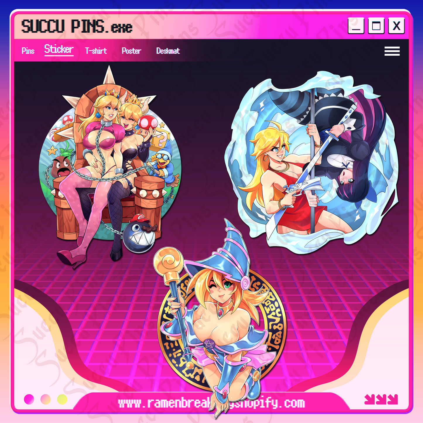 JosephWolf Kisscut Stickers