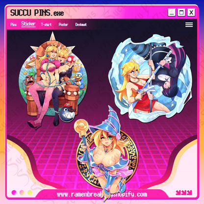 JosephWolf Kisscut Stickers