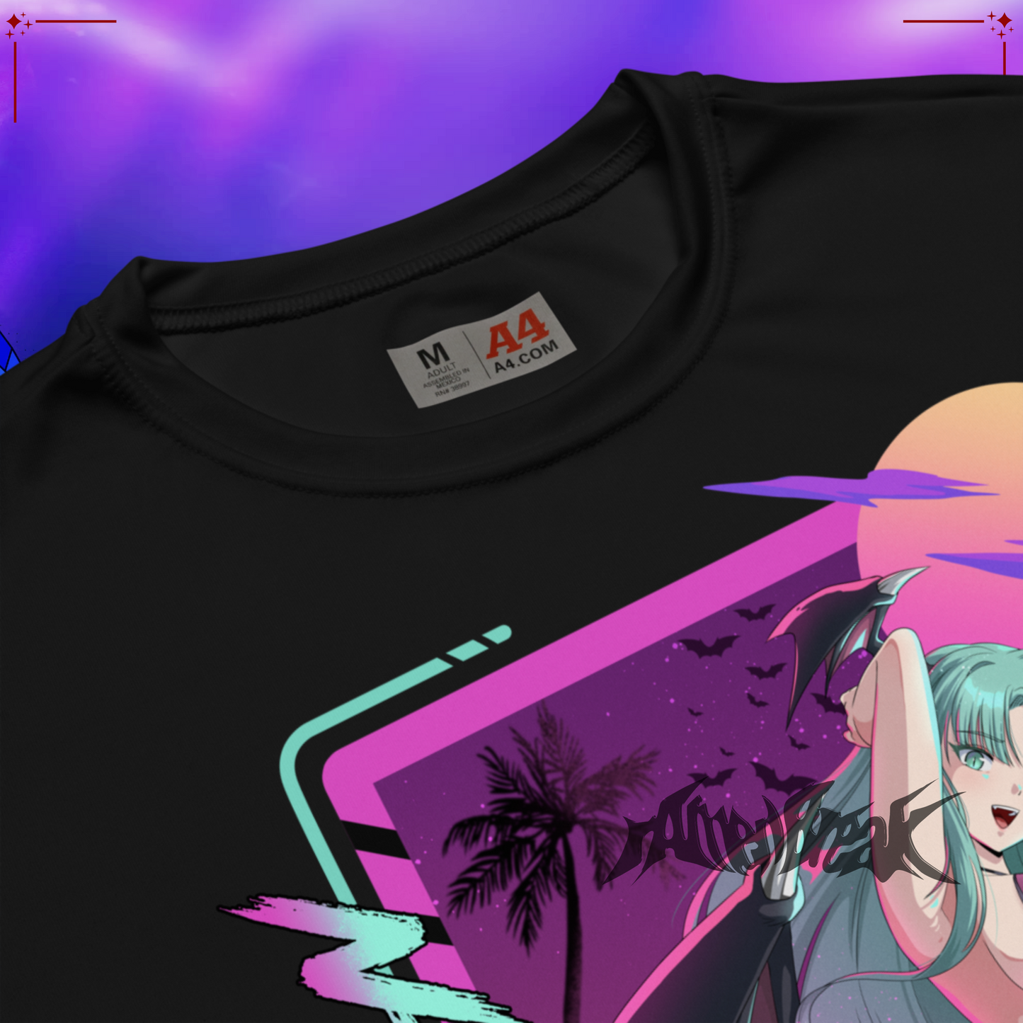 Vaporwave Bikini Morrigan Performance Shirt