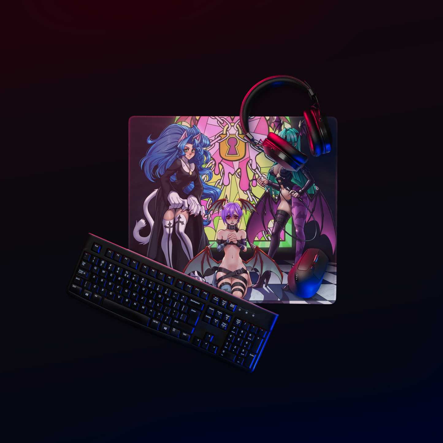 Darkstalkers Duality Gaming Mousepad