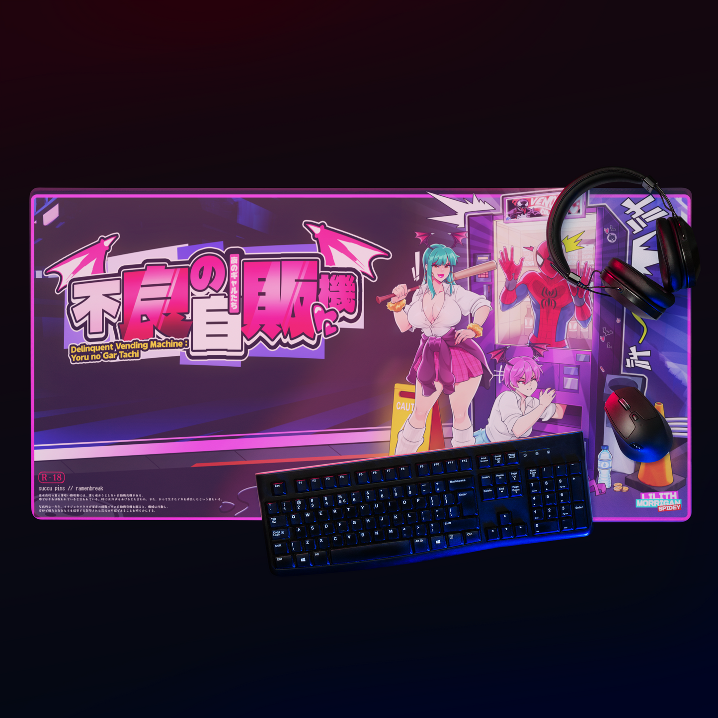 Delinquent Vending Machine Playmat