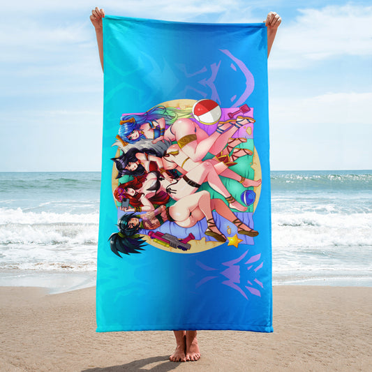Pool Party Loungers Beach Towel